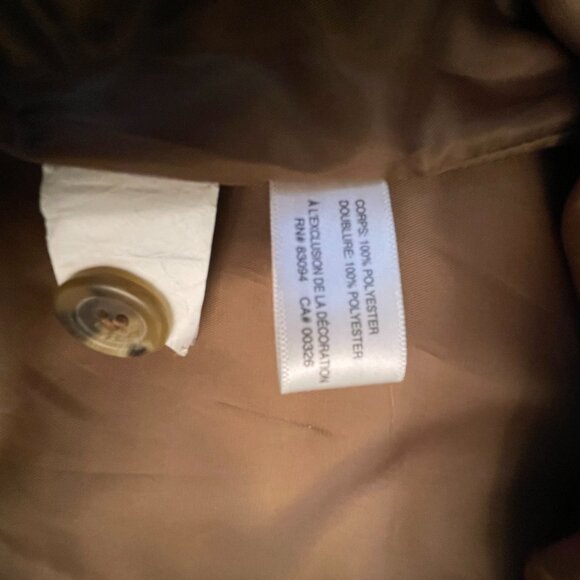 Cutter And Buck Jacket Mens XLarge XL Brown Faux Suede Bomber Golf Jacket - Picture 8 of 12